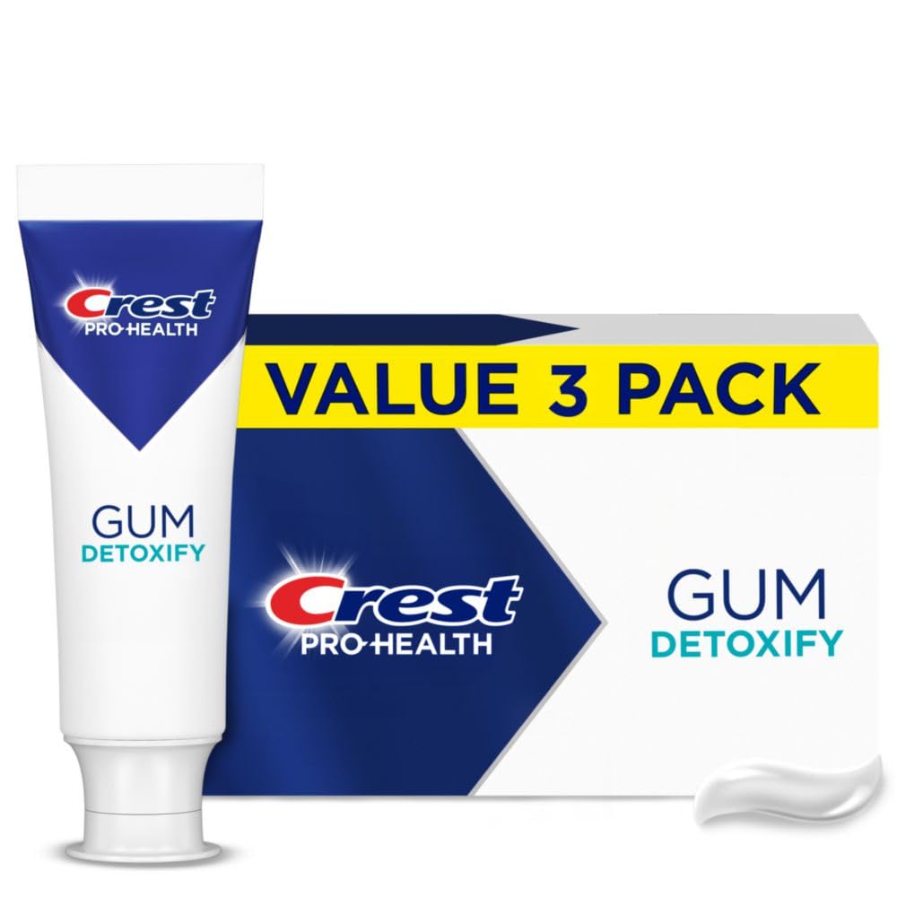 Crest Pro-Health Gum Detoxify Deep Clean Toothpaste | toothpaste with fluoride for gingivitis treatment