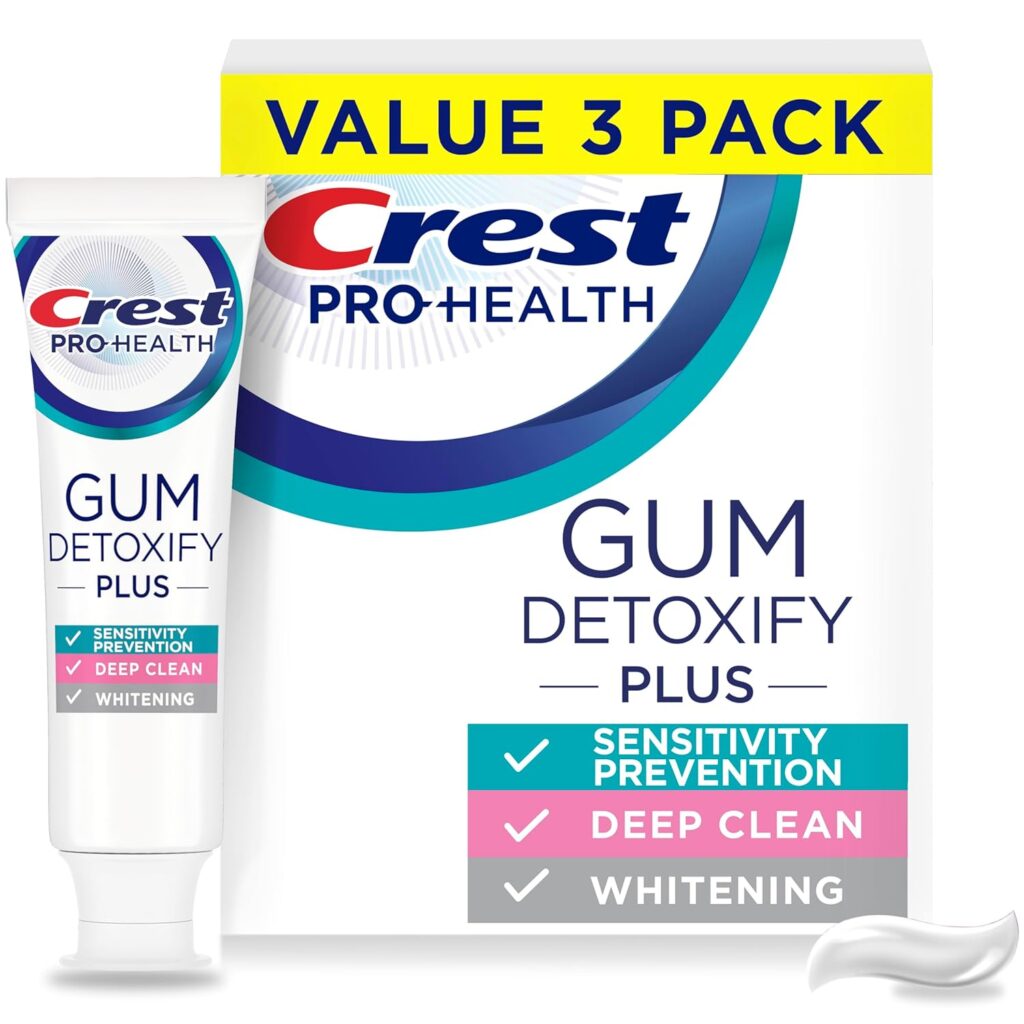 Crest Pro-Health Gum Detoxify Plus Toothpaste 4.5 oz Pack of 3