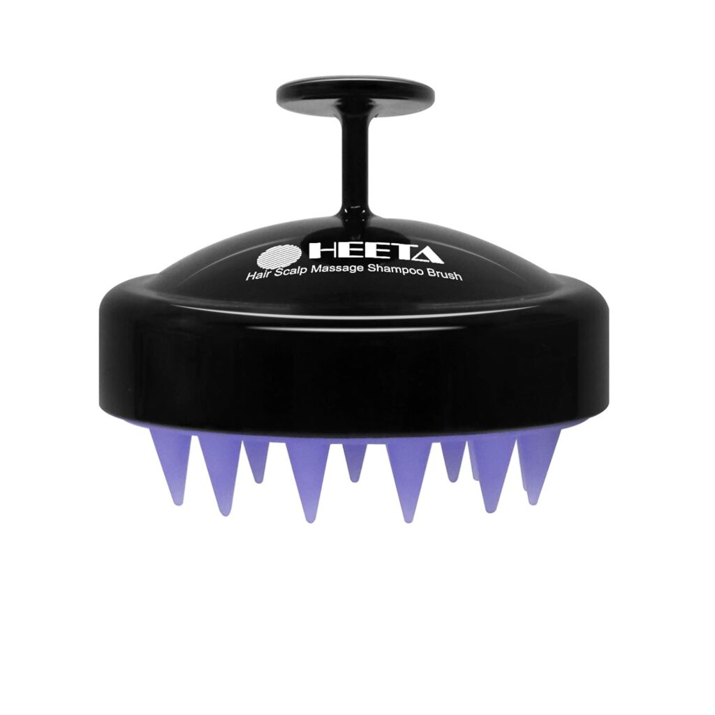 HEETA Scalp Massager Hair Growth, Soft Silicone Scalp Scrubber Shampoo Brush for Exfoliation | scalp massager for hair growth