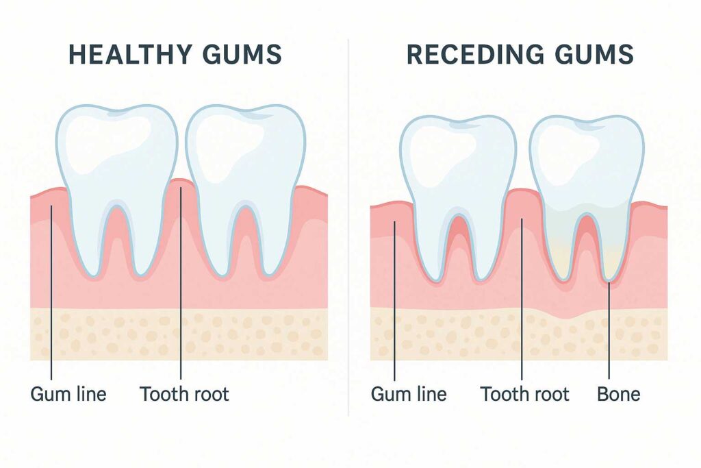 Home Remedies for Receding Gums | best natural solutions for receding gum lines | womenluxlife.com