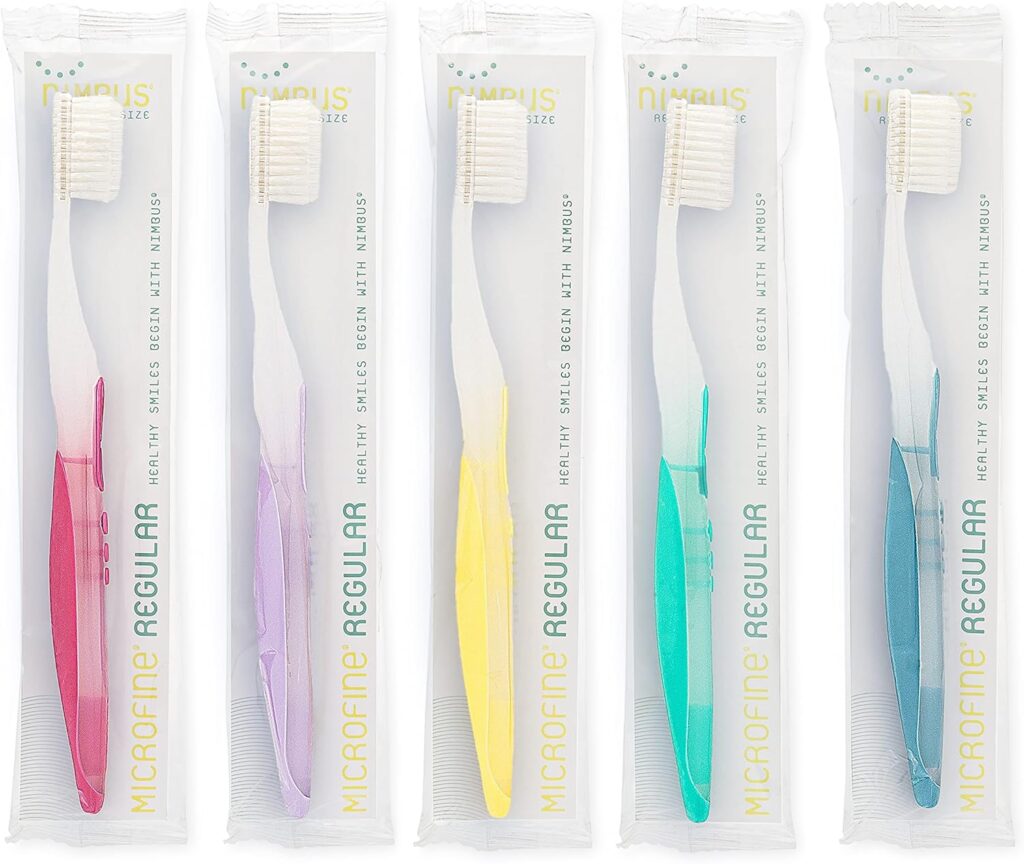 NIMBUS Extra Soft Toothbrushes (Regular Size Head) | how to fix gum health disease naturally at home