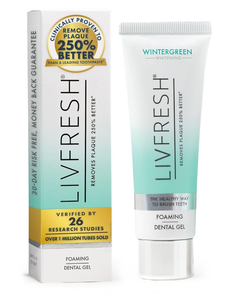 Toothpaste Gel, Clinically Proven to Remove Plaque 250% Better