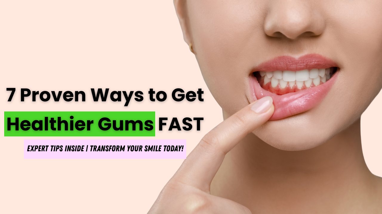 how can I make my gums healthier fast | gum health remedies